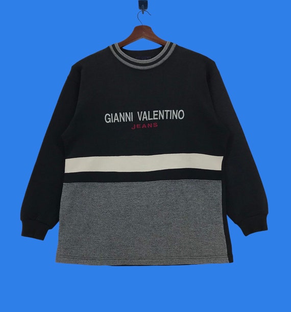 Vintage 90s Gianni Valentino Jeans Sweatshirt Embr