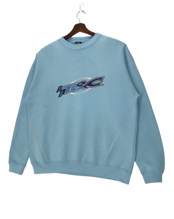 90s T＆C surf boards sweatshirt navy Vintage 90s T&C Surf Designs Hawaii Surfboard Sweatshirt
