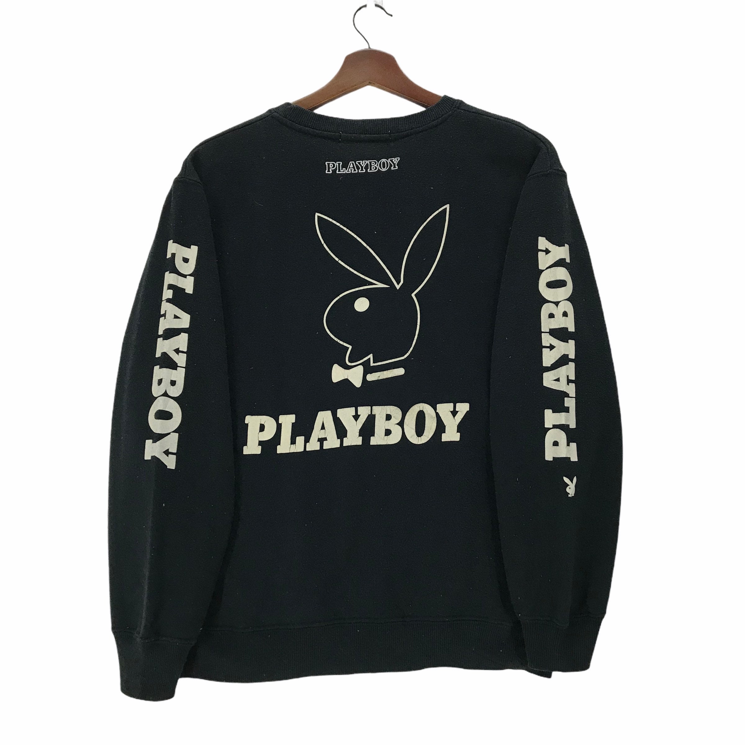 Vintage Playboy Sweatshirt Spellout Playboy American Lifestyle Etsy