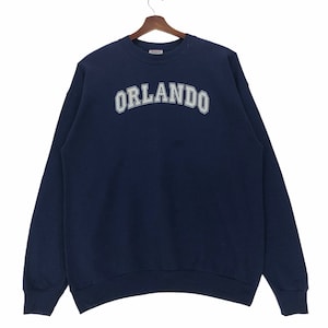 Vintage University Orlando Sweatshirt Spellout Orlando University High School Public High School in Orlando Pullover Size Large.