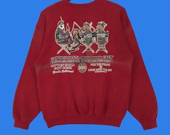 Vintage 90s Captain Santa Yacht Club Jacket Big Logo Winter Jacket