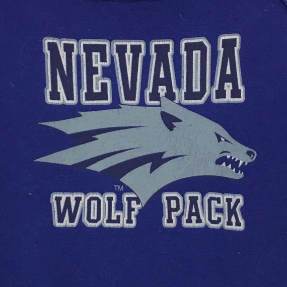 Vintage Nevada Wolf Pack Football Sweatshirt Univ… - image 5