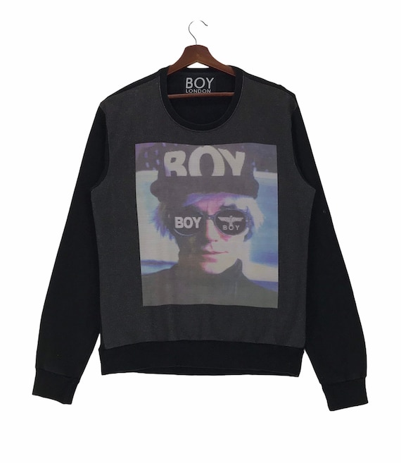Vintage Boy London Sweatshirt Crewneck Big Printed Boy London Etsy