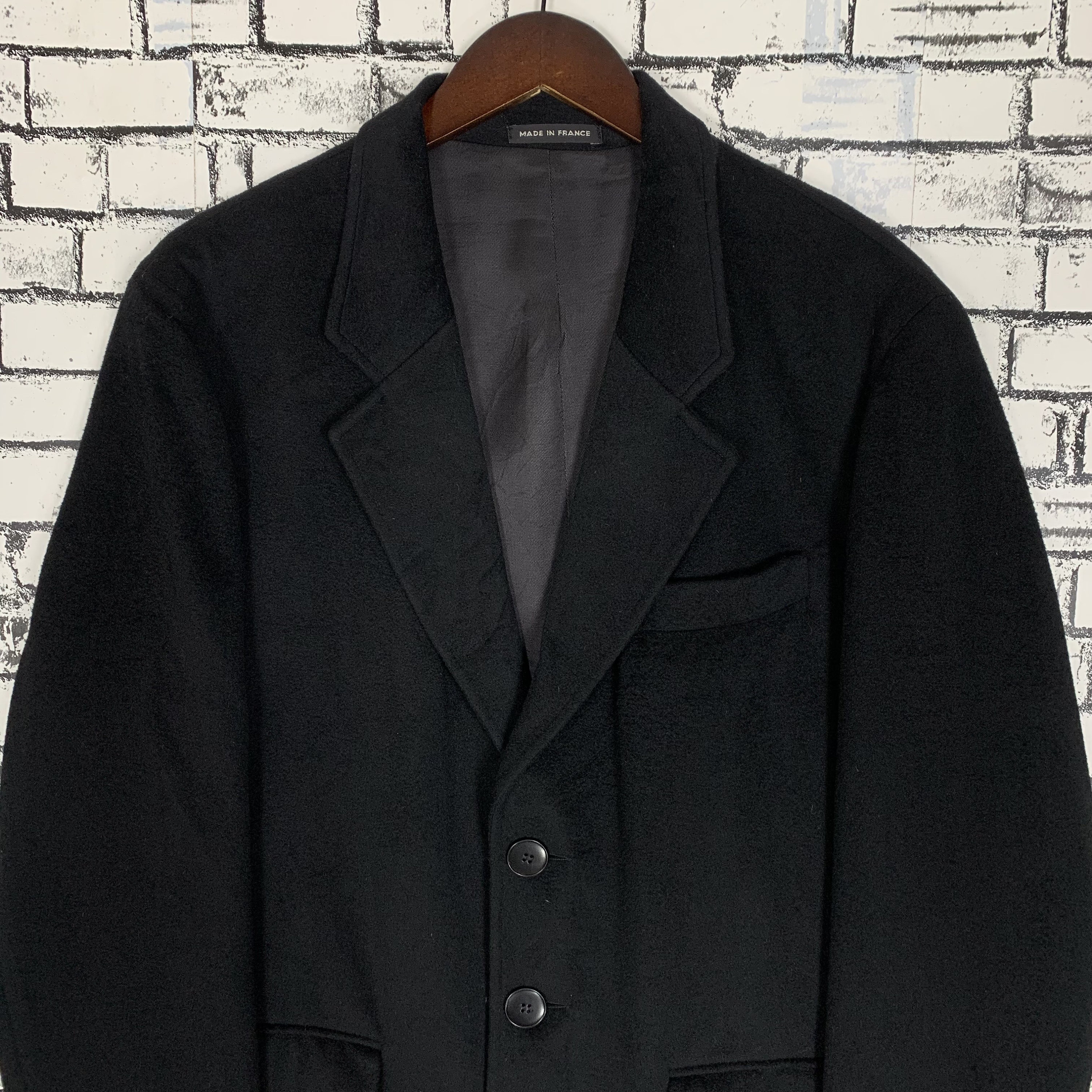 Vintage Agnes B Homme Wool Long Coat - Paris Designer - Etsy