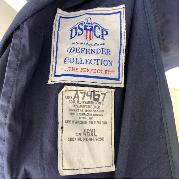 Vintage DSCP Defender Collection Long Coat All We… - image 8