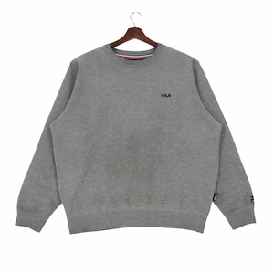 Vintage Fila Sweatshirt Crewneck Embroidery Spellout Fila Sportwear Style Pullover Large Size Vintage Sweatshirt.