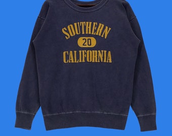 Sudadera vintage USC de los años 90: Jersey de la Universidad del Sur de California (talla mediana)
