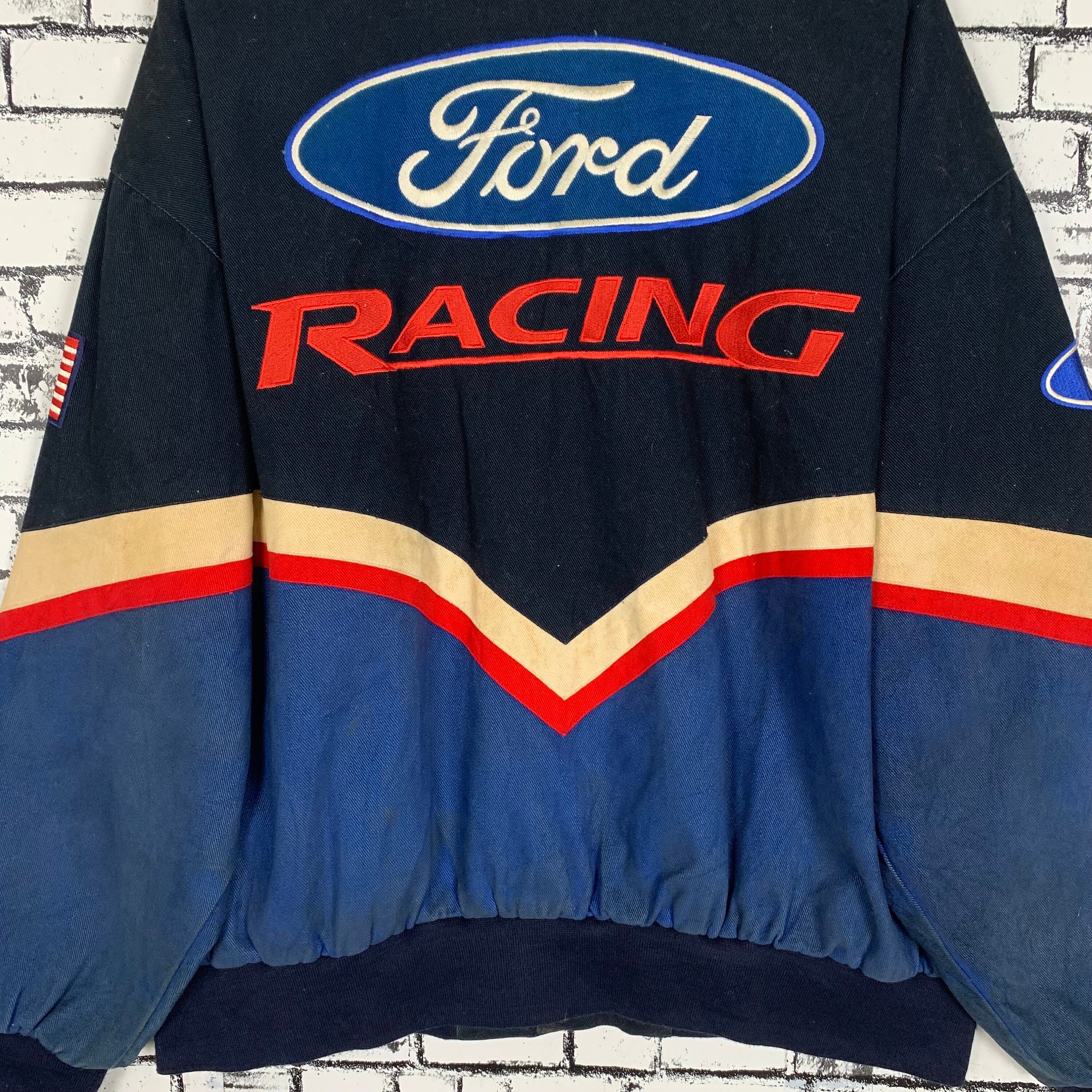 Vintage Jeff Hamilton Ford Racing Jacket Size 2XL - Etsy