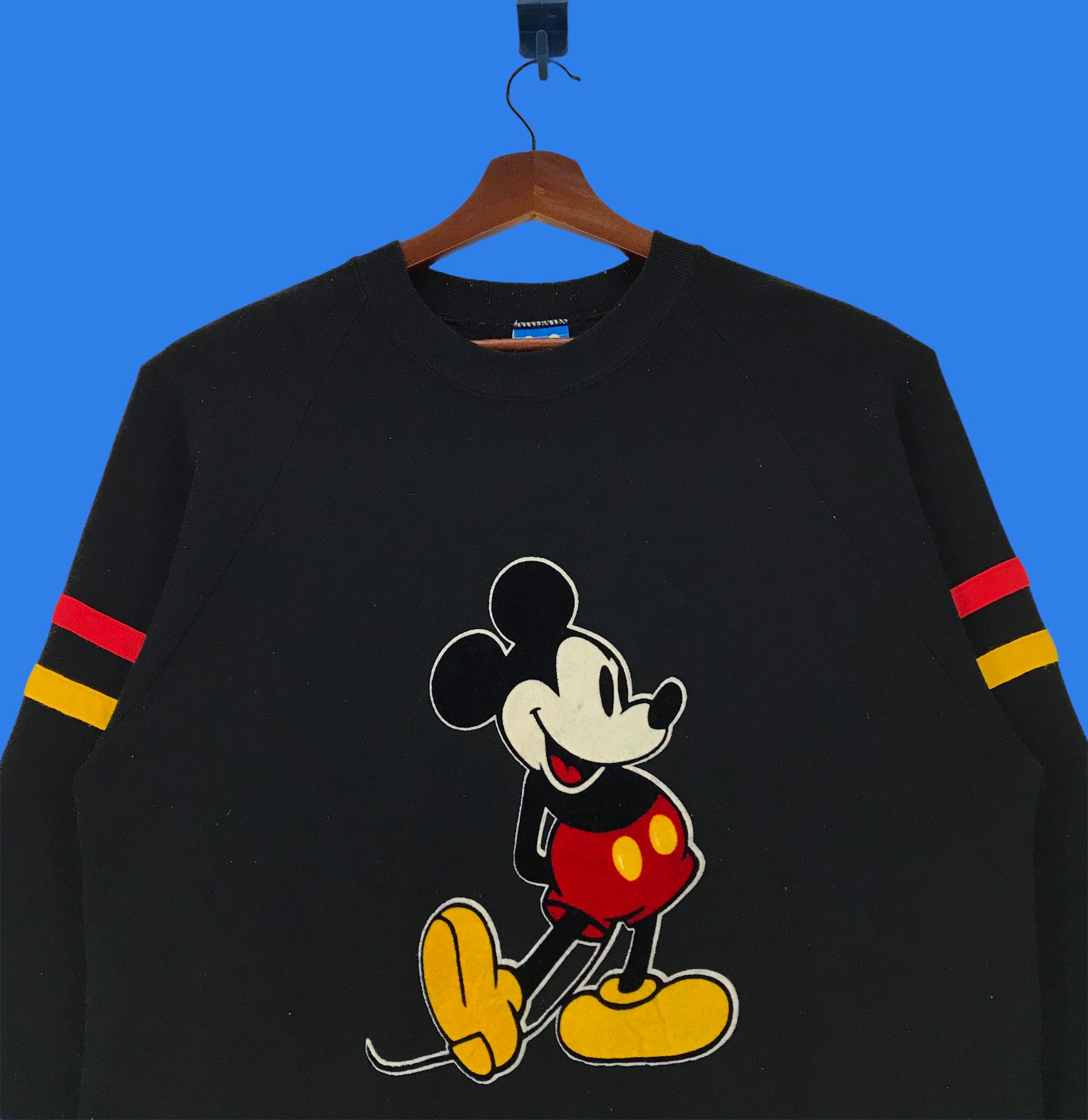 Vintage 90s Mickey Mouse Sweatshirt, Disney Cartoon Jumper (large