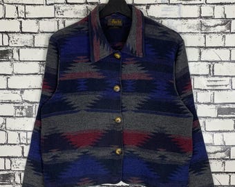 David Paul New York-wollen Azteekse Navajo-jas