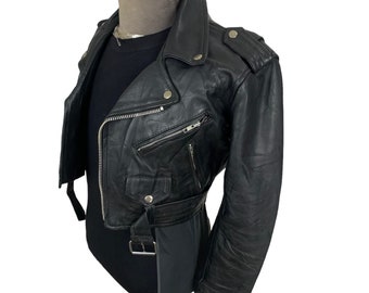 ジャケット・アウター double-end vintage leather motorcycleJK Beautiful People Black Double-End Vintage Leather Riders