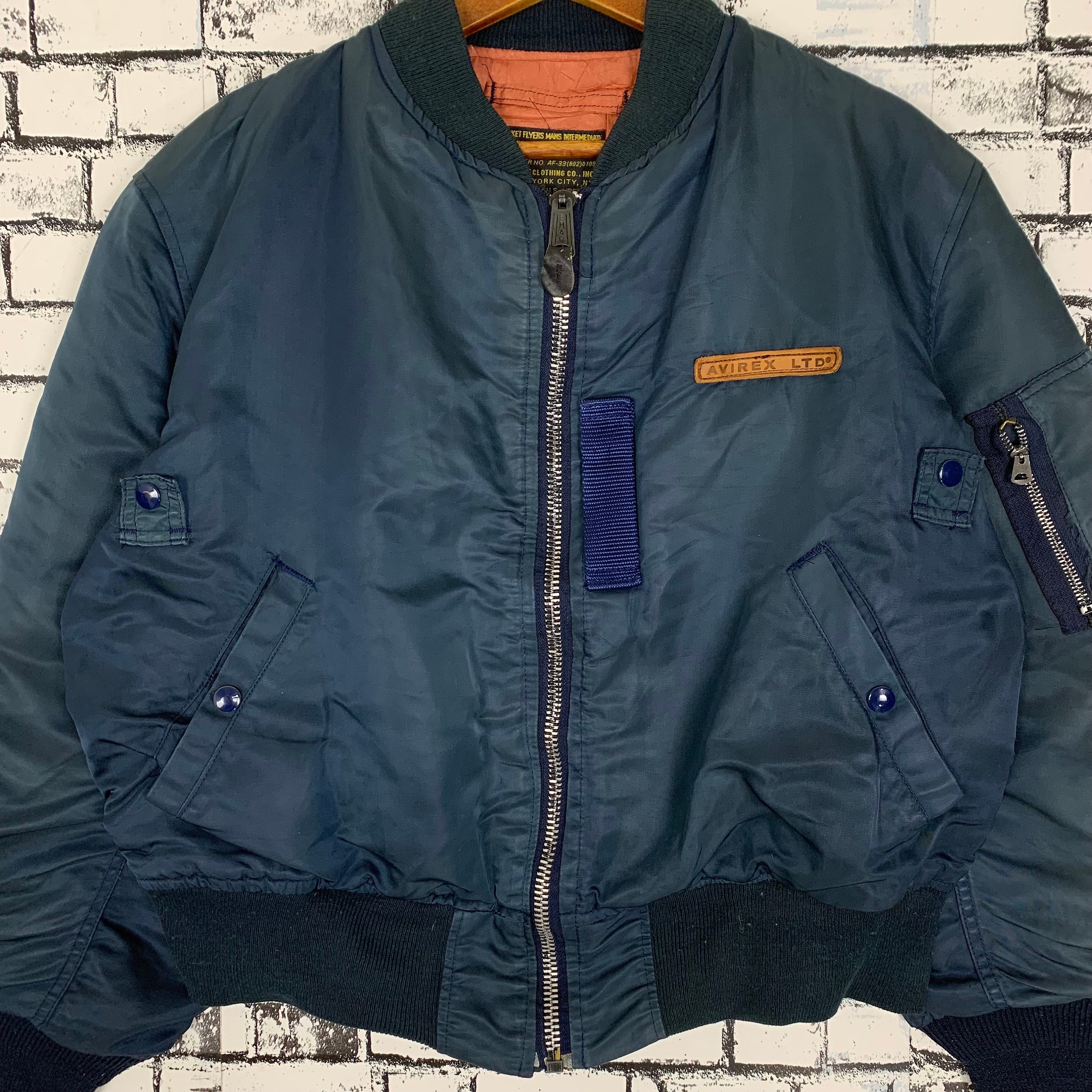 ジャケット・アウター avirex flight jacket type n-2b navy Avirex n-2b flight jacket - Gem