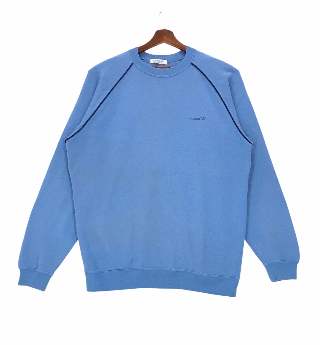 Adidas 90s Embroidered Sweater Blau L