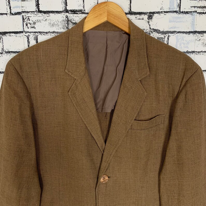 Y's Yohji Yamamoto Blazer: Linne bomullsjacka bild 2