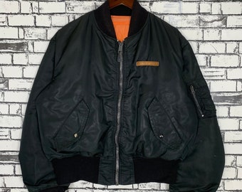 Chaqueta bomber militar reversible vintage de Avirex
