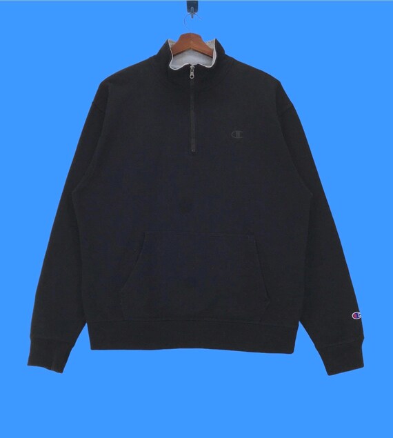 Felpa vintage anni 90 Champion ricamo piccolo logo mezza zip Felpa Champion Streetwear Fashion Felpa vintage di grandi dimensioni. Etsy Italia