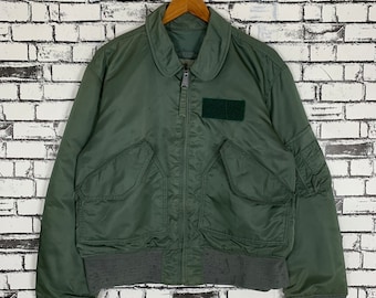Vintage Alpha Industries Ma1 Bomber Jacket Reversible Size Xxlarge