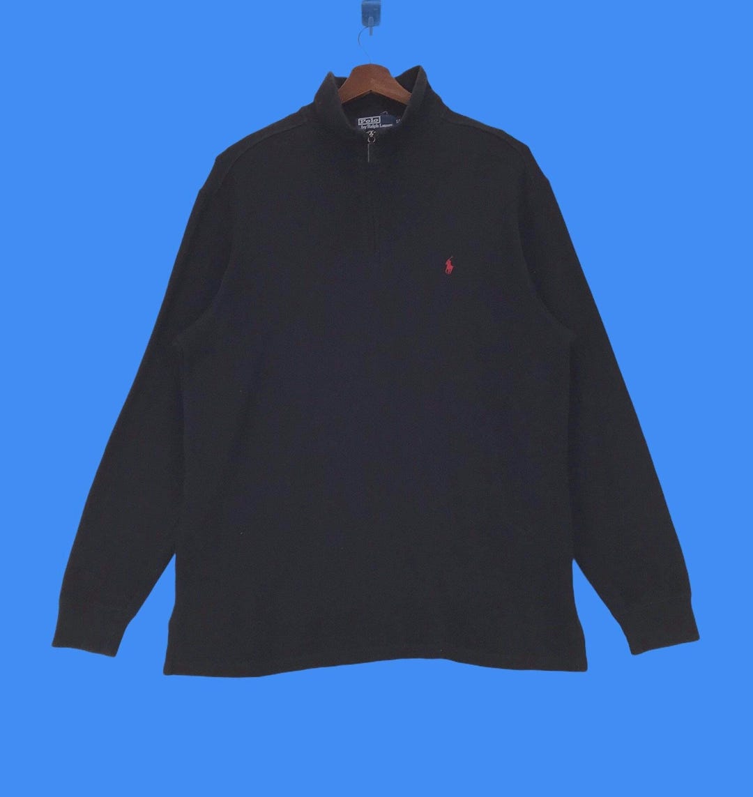 Ralph lauren half zip sweatshirt hotsell