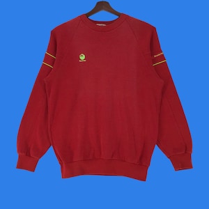 Vintage Asics Sweatshirt Small Logo Asics Sportwear Pullover Medium Size Vintage Sweatshirt. Bild 1