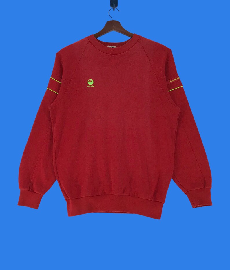Vintage Asics Sweatshirt Small Logo Asics Sportwear Pullover Medium Size Vintage Sweatshirt. Bild 1