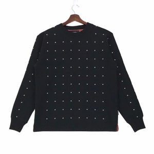 Vintage Diesel Polka Dot Sweatshirt Crewneck Diesel founder Renzo Rosso Pullover Medium Size Vintage Sweatshirt.