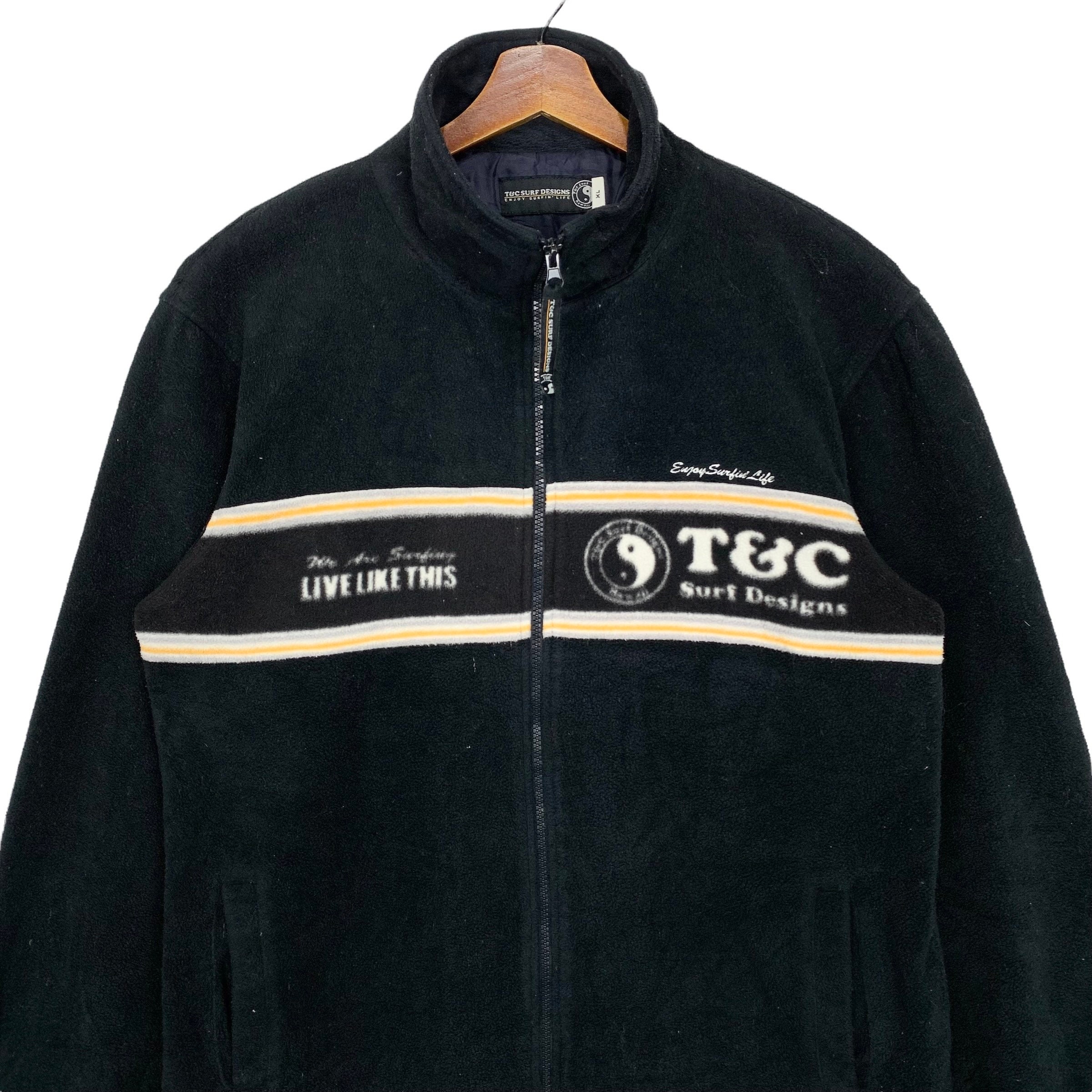 ヴィンテージ T&C サーフデザイン フリースジャケット - ハワイ 