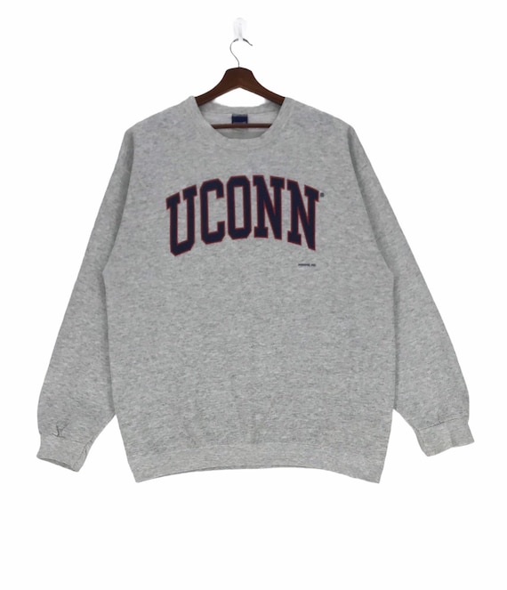 Vintage 90’s UCONN Huskies Sweatshirt Huskies Foo… - image 1