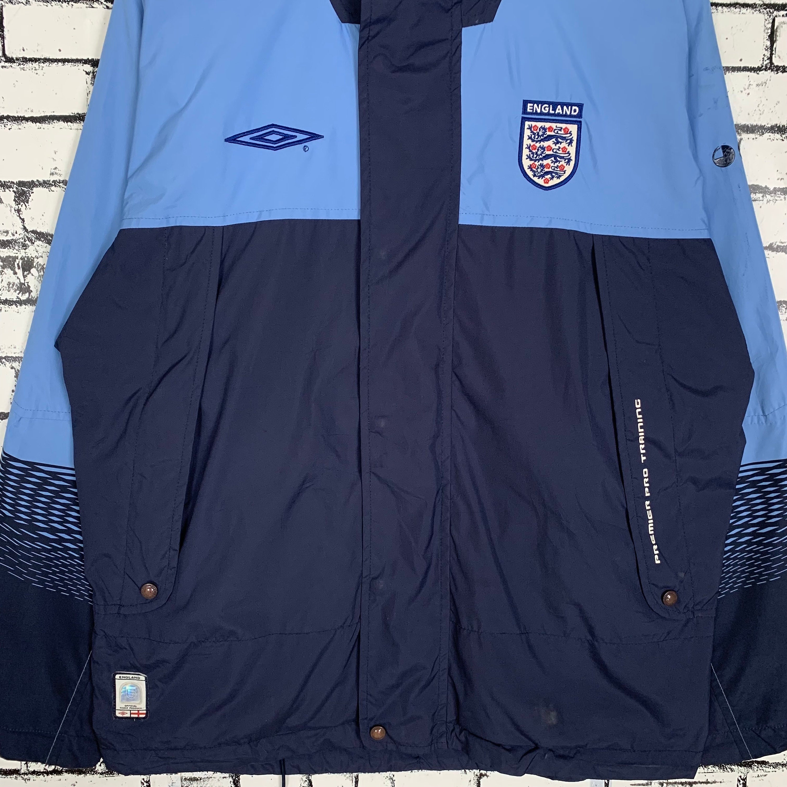 Umbro Somerset FA イングランド 中綿ジャケット ブルー L 楽天市場