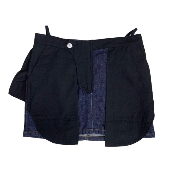 Helmut Lang, Vintage Helmut Lang Deconstructed Denim Skirt