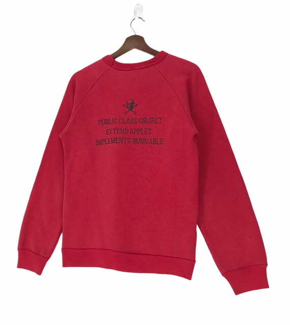 Vintage 80s Graphic Sweatshirt: Public Class Obje… - image 3