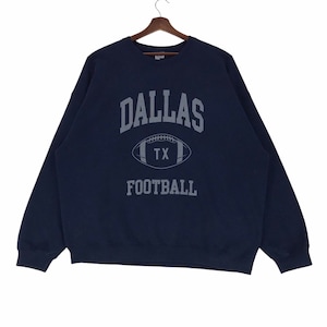 Vintage Dallas Cowboys Professional American Football Team Sweatshirt Spellout Dallas Football Pullover XLarge Size Vintage Sweatshirt.