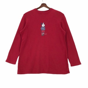 Vintage Elle Paris Sweatshirt Crewneck Elle Paris Sportwear Fashion Pullover Medium Size Vintage Sweatshirt.