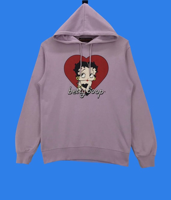 Vintage Betty Boop Hoodie Sweatshirt Betty Boop Cartoon Character Pullover Jumper Small Size Vintage Sweatshirt. Etsy