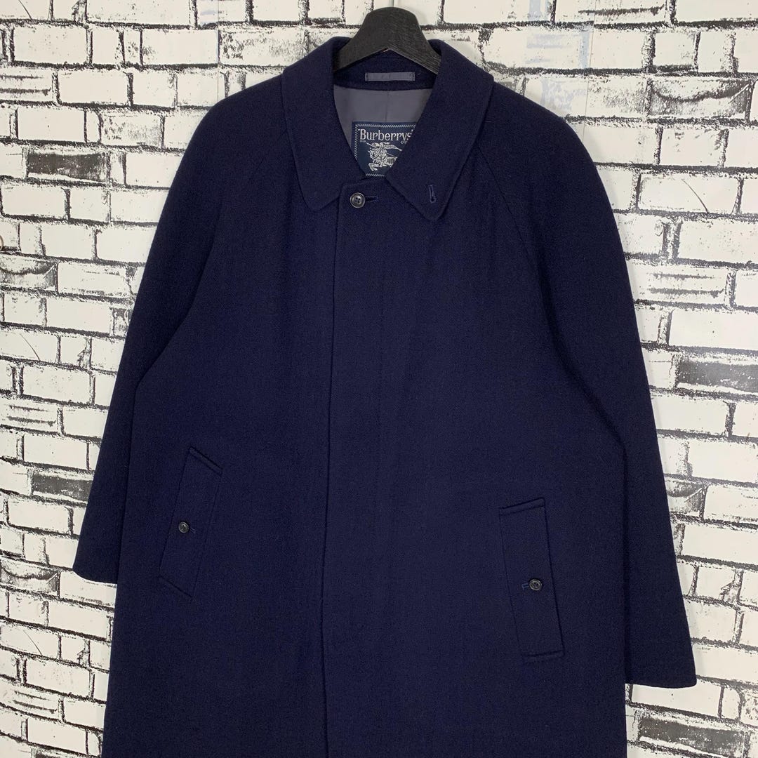 Vintage Burberrys Wool and Cashmere Long Coat - Etsy