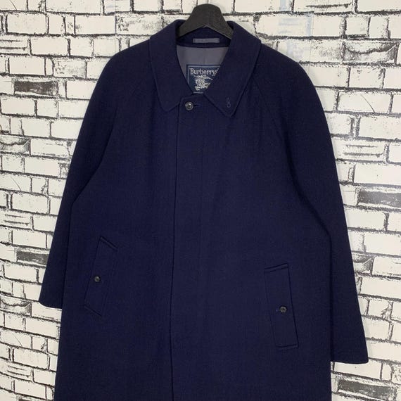 Vintage Burberrys Wool and Cashmere Long Coat - Etsy
