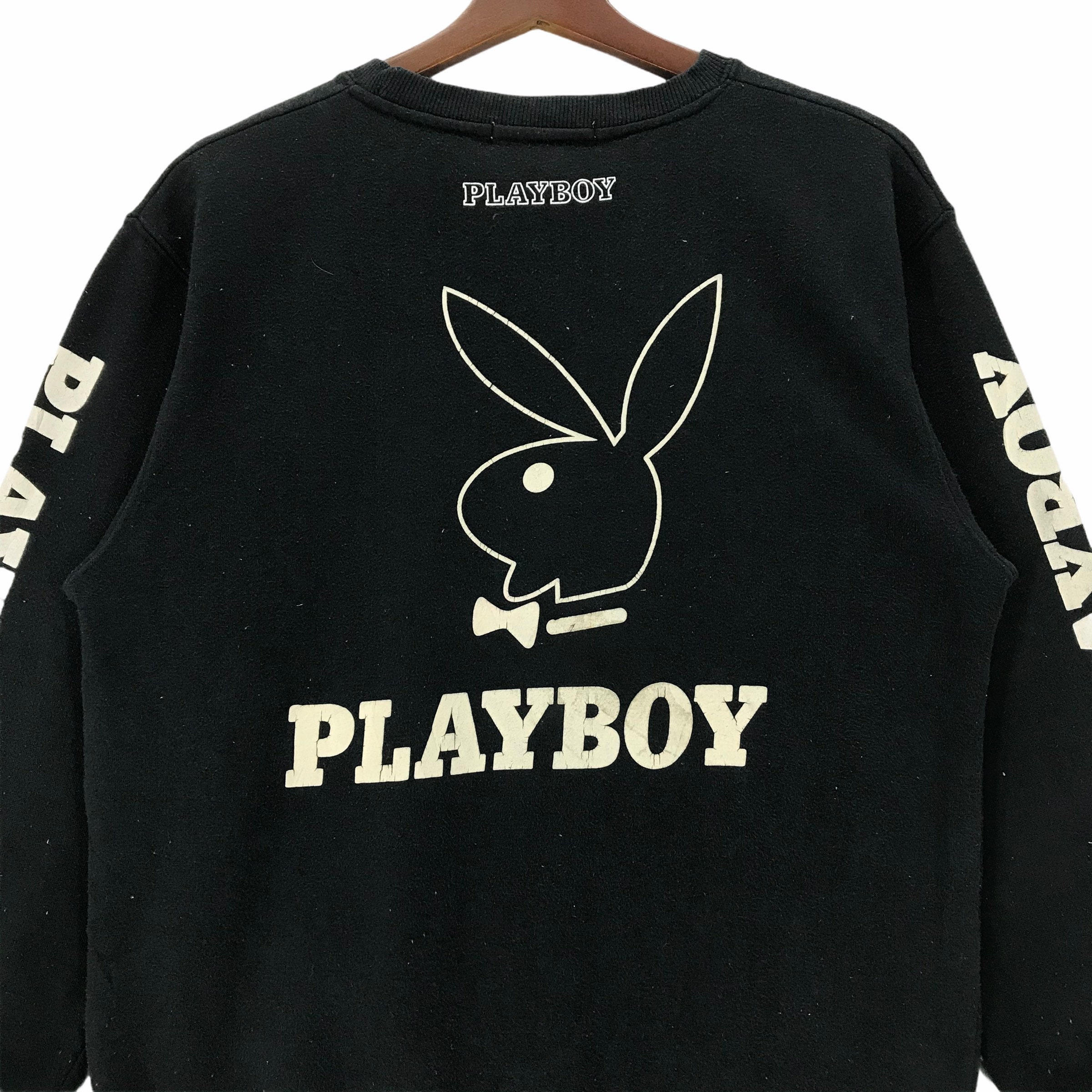 Vintage Playboy Sweatshirt Spellout Playboy American Lifestyle and