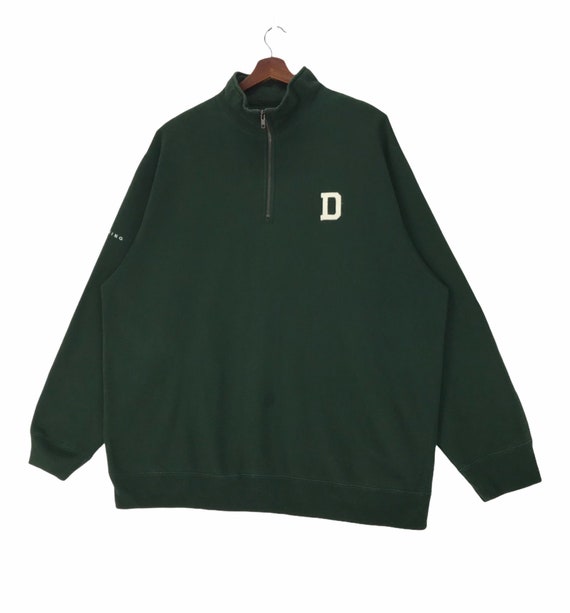 Vintage Dunning Golf Half Zip Sweatshirt Pullover Jumper 2xlarge