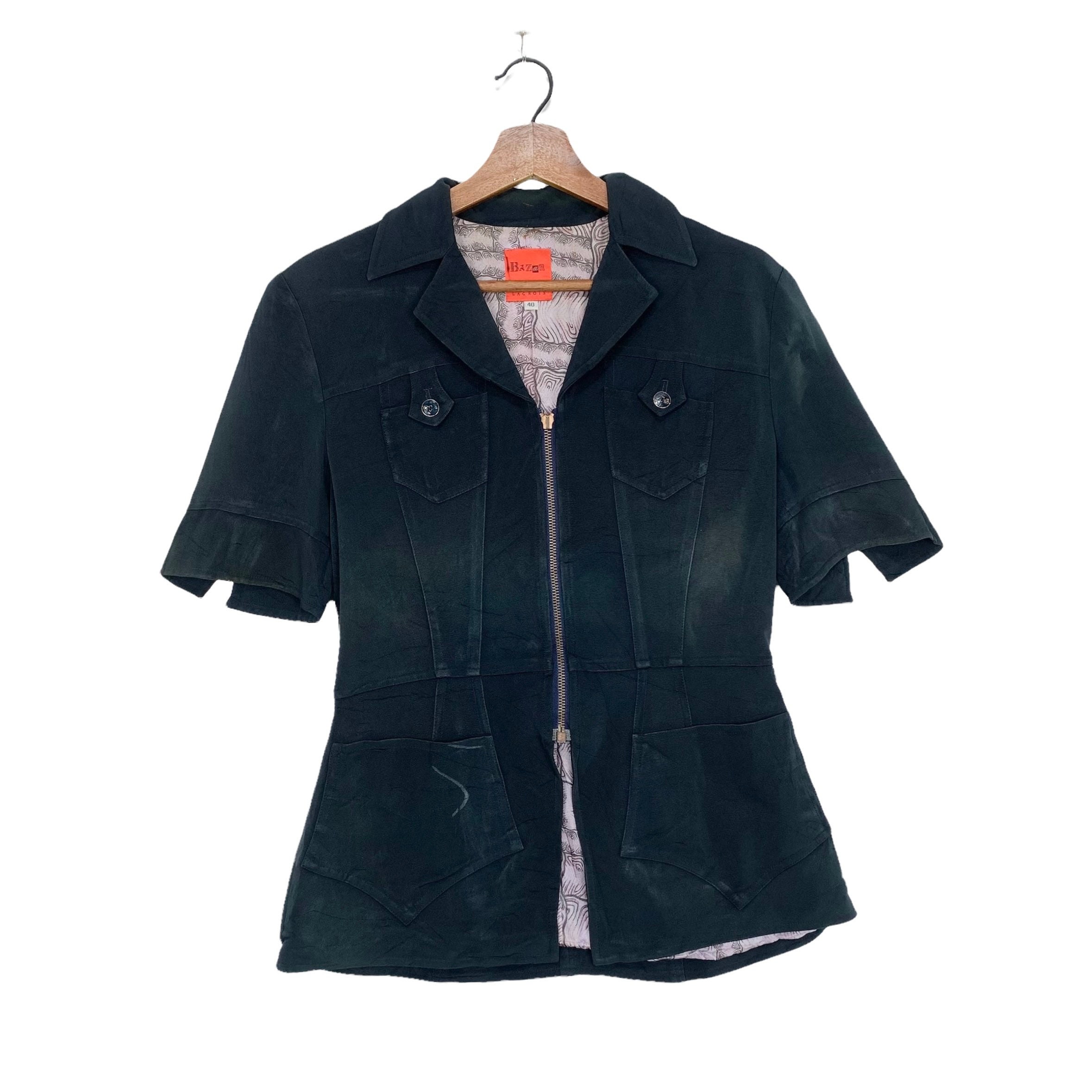 Christian Lacroix, Vintage Bazar De Christian Lacroix Zip Up Jacket - Size Small