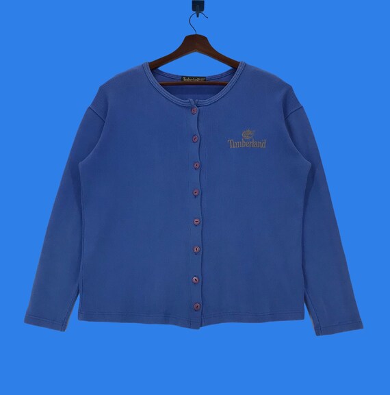 Vintage Timberland Sweatshirt Up Button Spellout E
