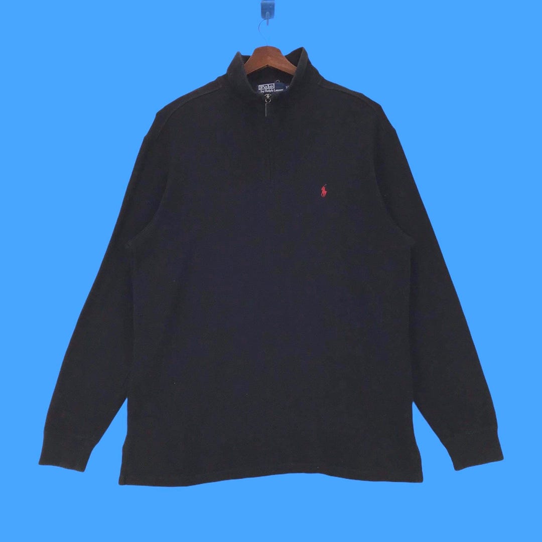 Vintage Polo Ralph Lauren Half Zip Sweatshirt Small Logo
