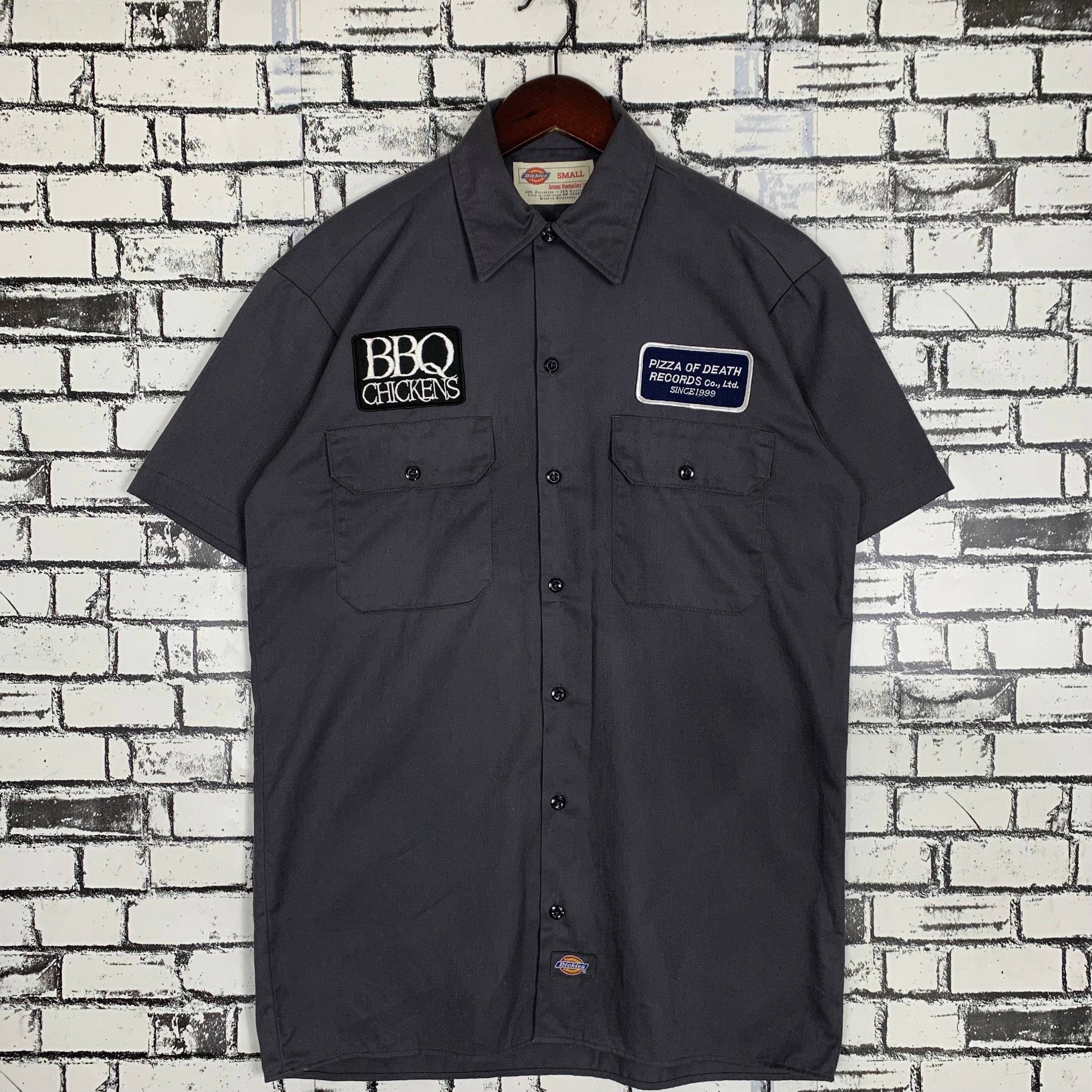 ヴィンテージ ディッキーズ ワークシャツ ピザ・オブ・デス シャツ