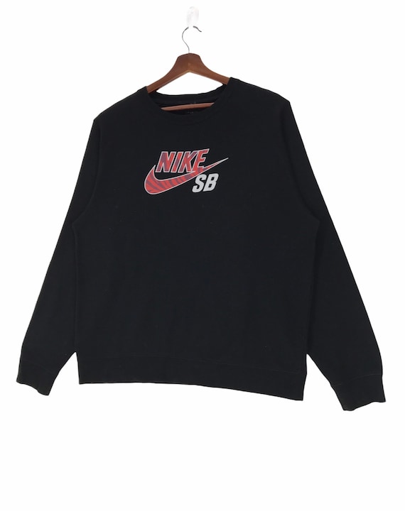 Nike SB Sweatshirt Crewneck Spellout Nike SB Sportwear Pullover Medium Size