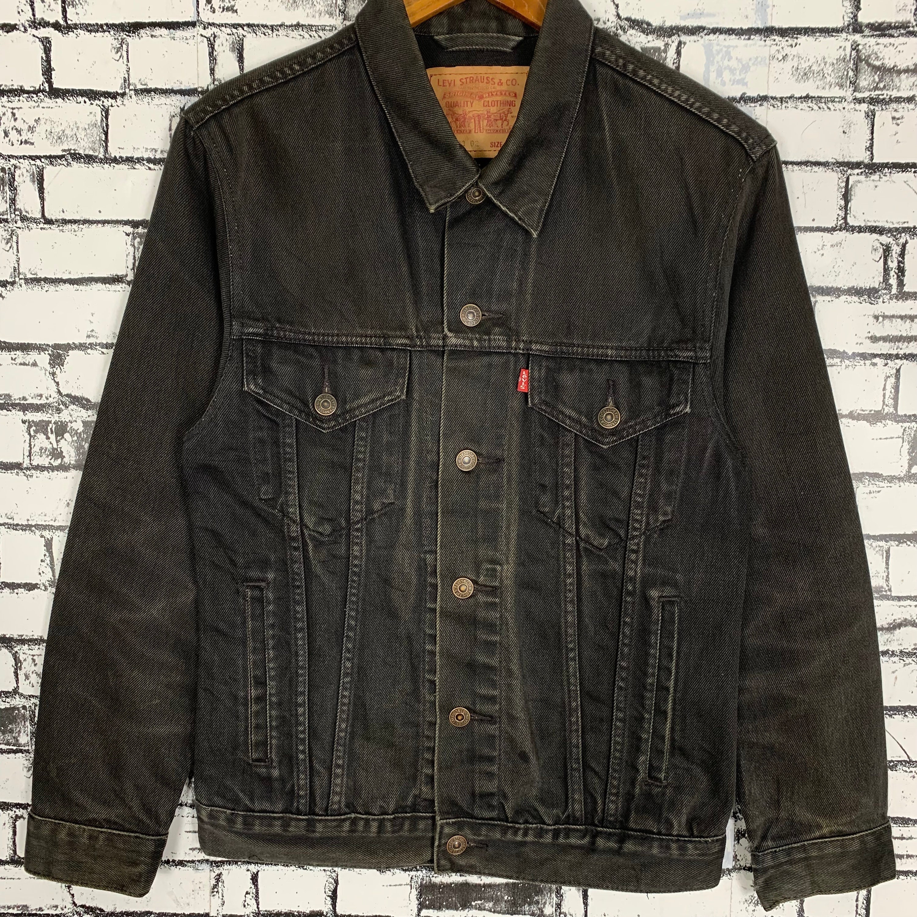 Vintage Levi's Denim Trucker Jacket Size Medium - Etsy Canada