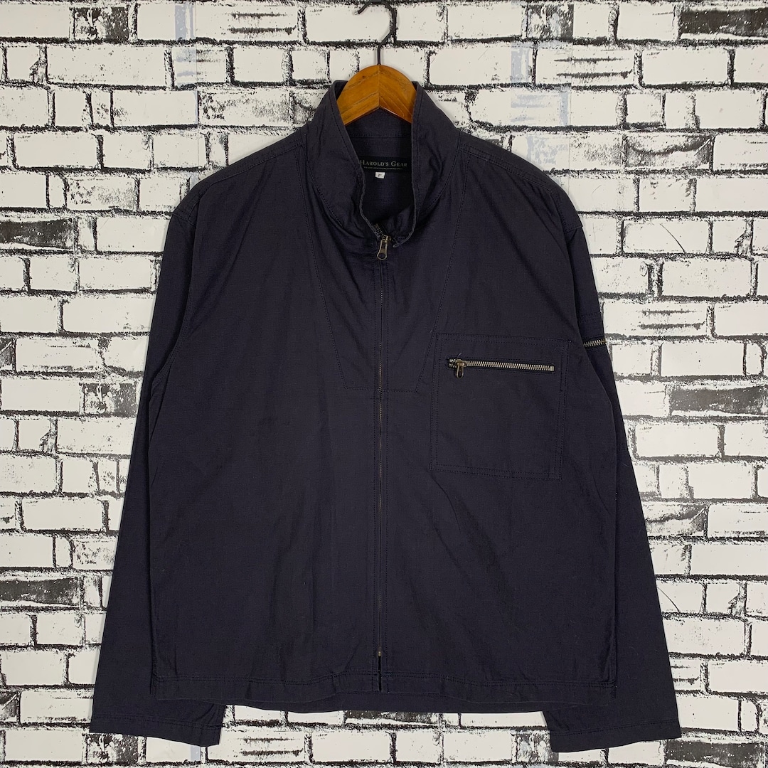 ジャケット・アウター harold's gear leather jacket VINTAGE) HAROLD'S GEAR VERY SHORT LENGTH LEATHER JACKET WITH