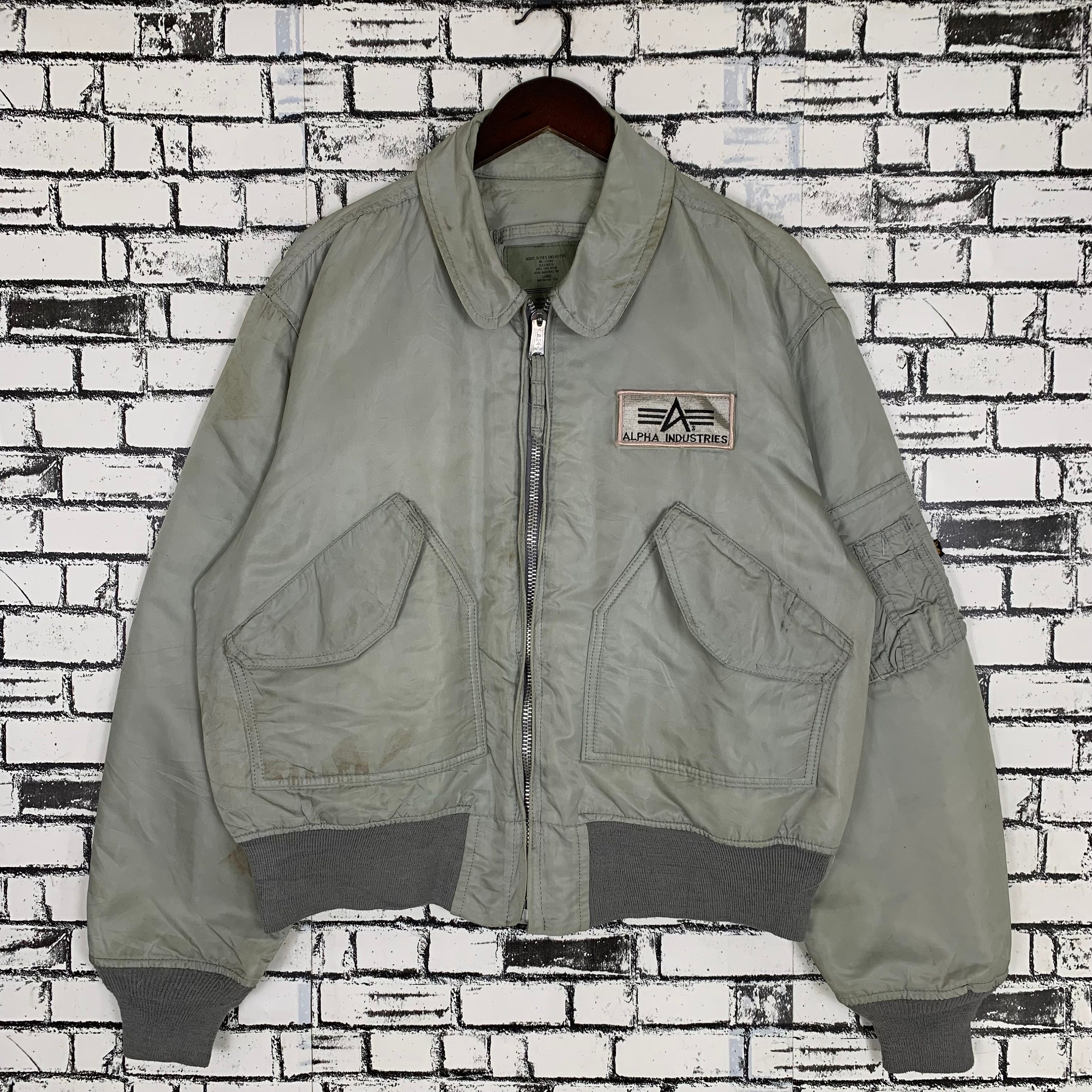 Vintage Alpha Industries CWU 45 Flight Bomber Jacket - Etsy Canada