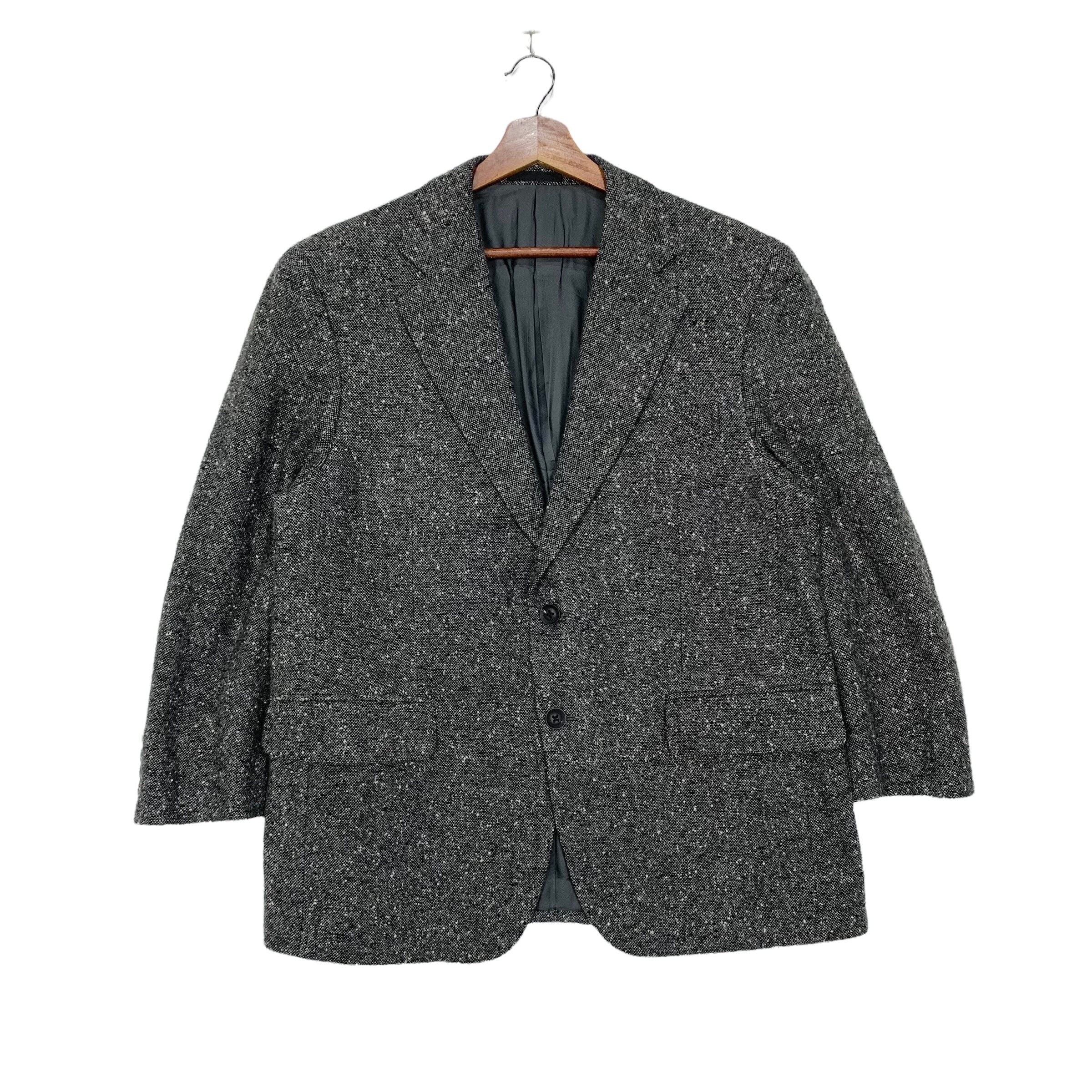 Burberry Tweed Coat - Etsy