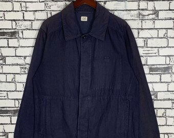 Vintage Distressed C.p.company Lino Flax Goggle Jacket - Etsy