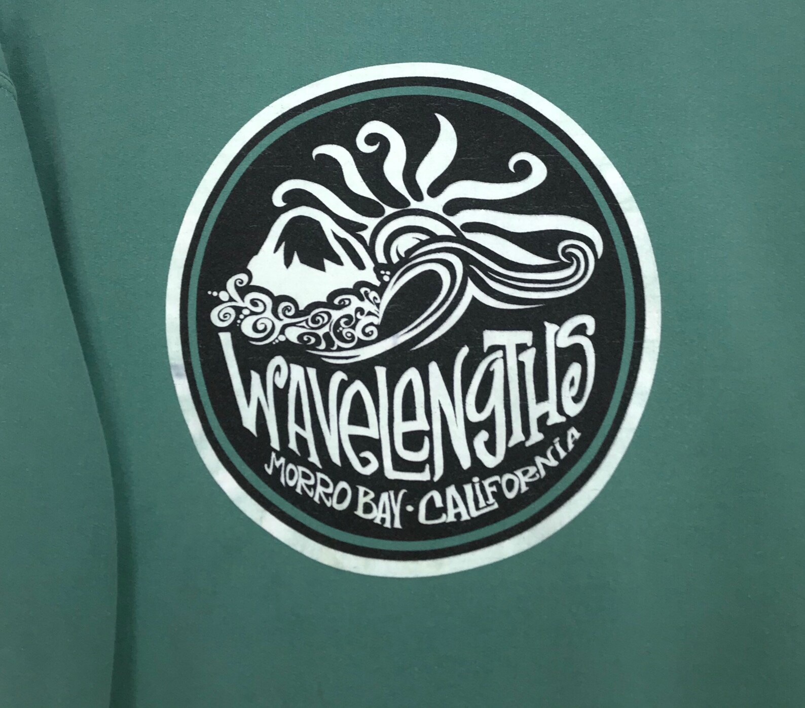 Vintage Wavelengths Surf Shop Morro Bay California Sweatshirt Pullover