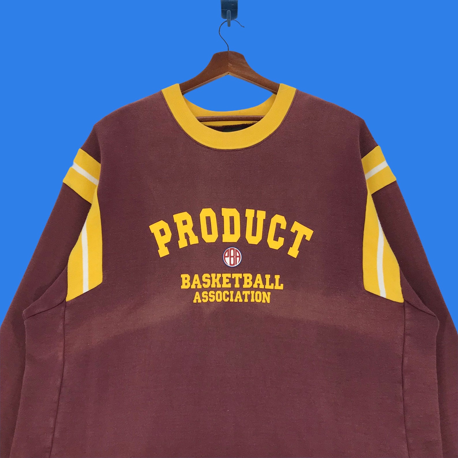 Vintage Product Basketball Association Sweat Pull Grande Etsy France