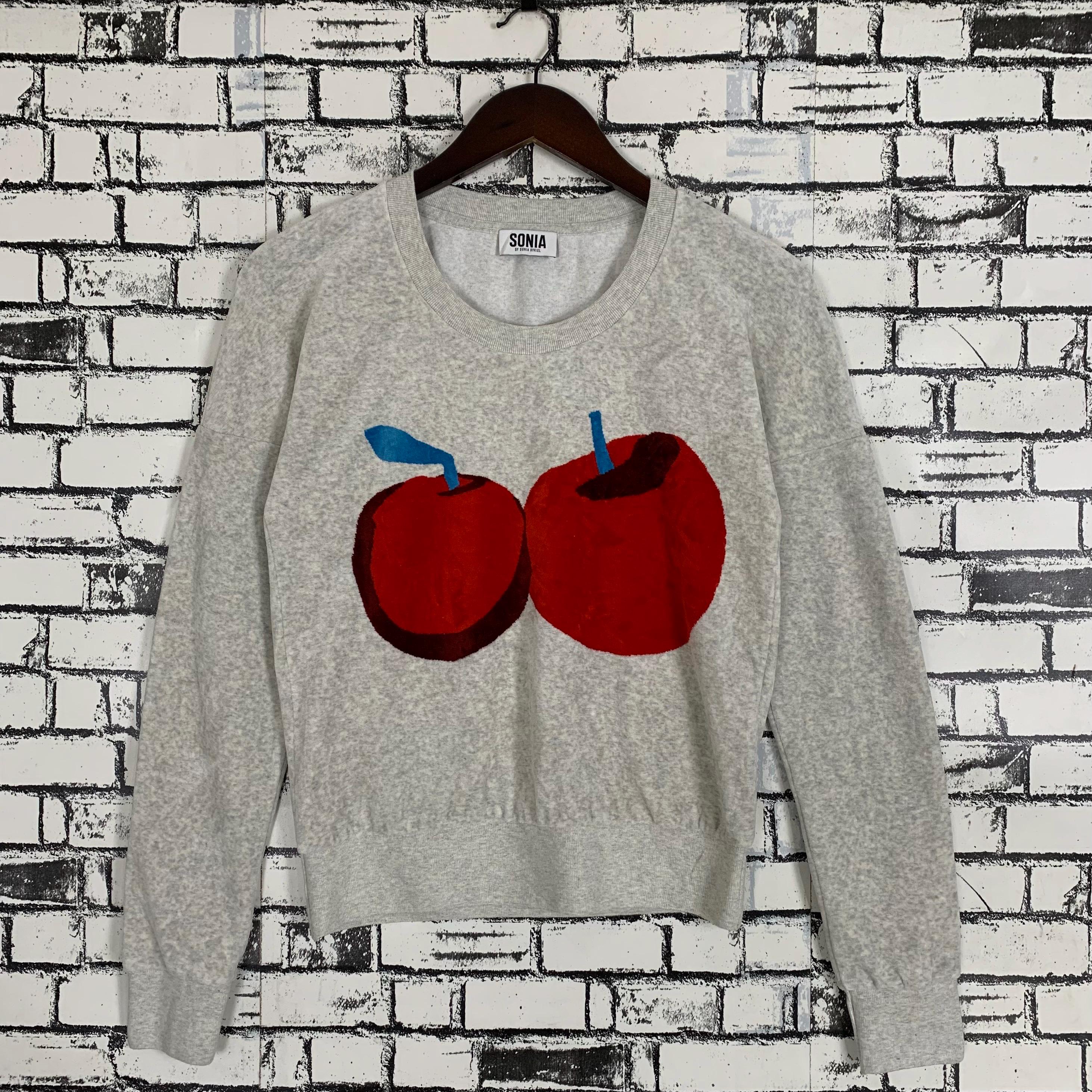 Vintage Sonia Rykiel Apple Crewneck Sweatshirt - Etsy